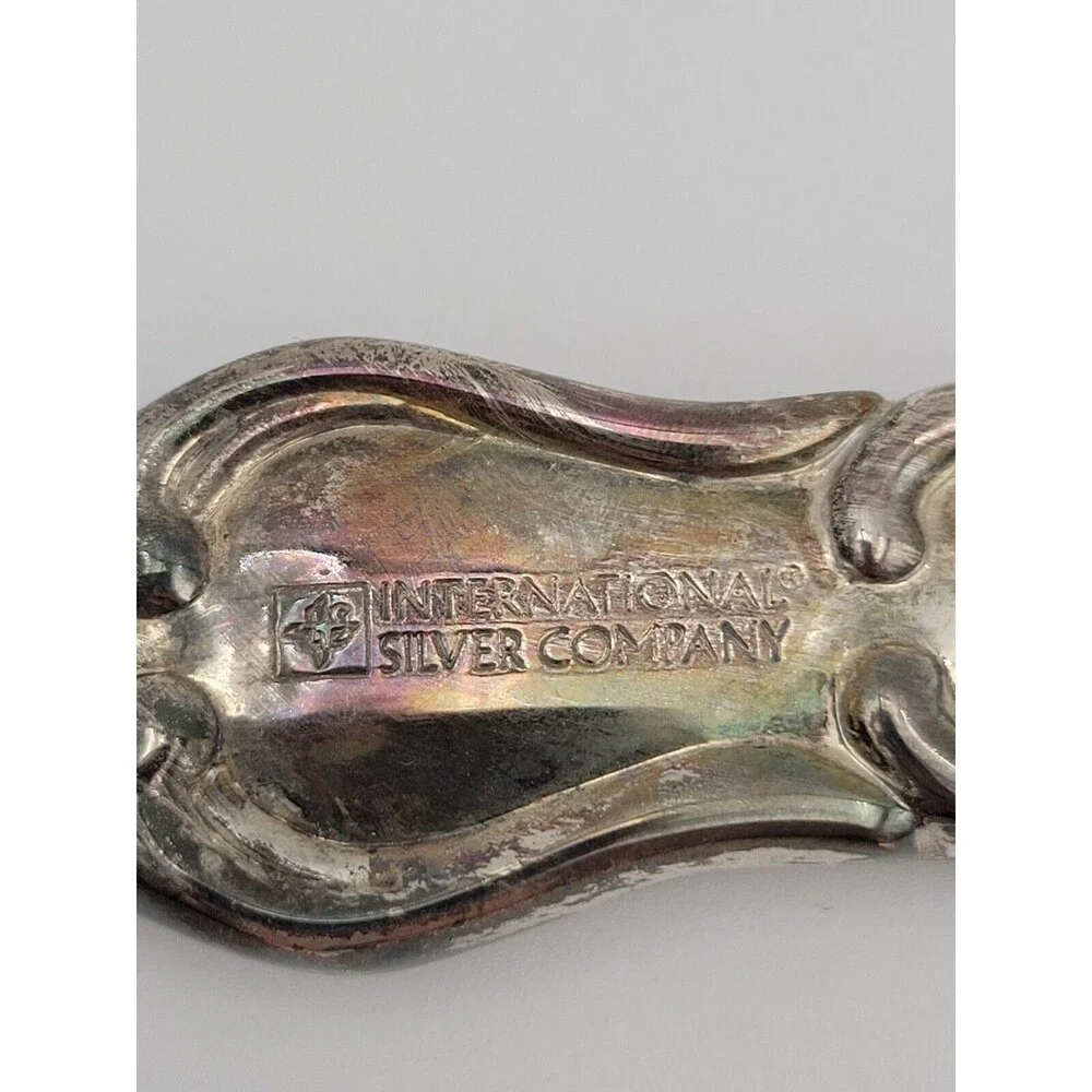 Vtg‎ Large Pie Cake Server Trowel International Silver Plated Merry Christmas